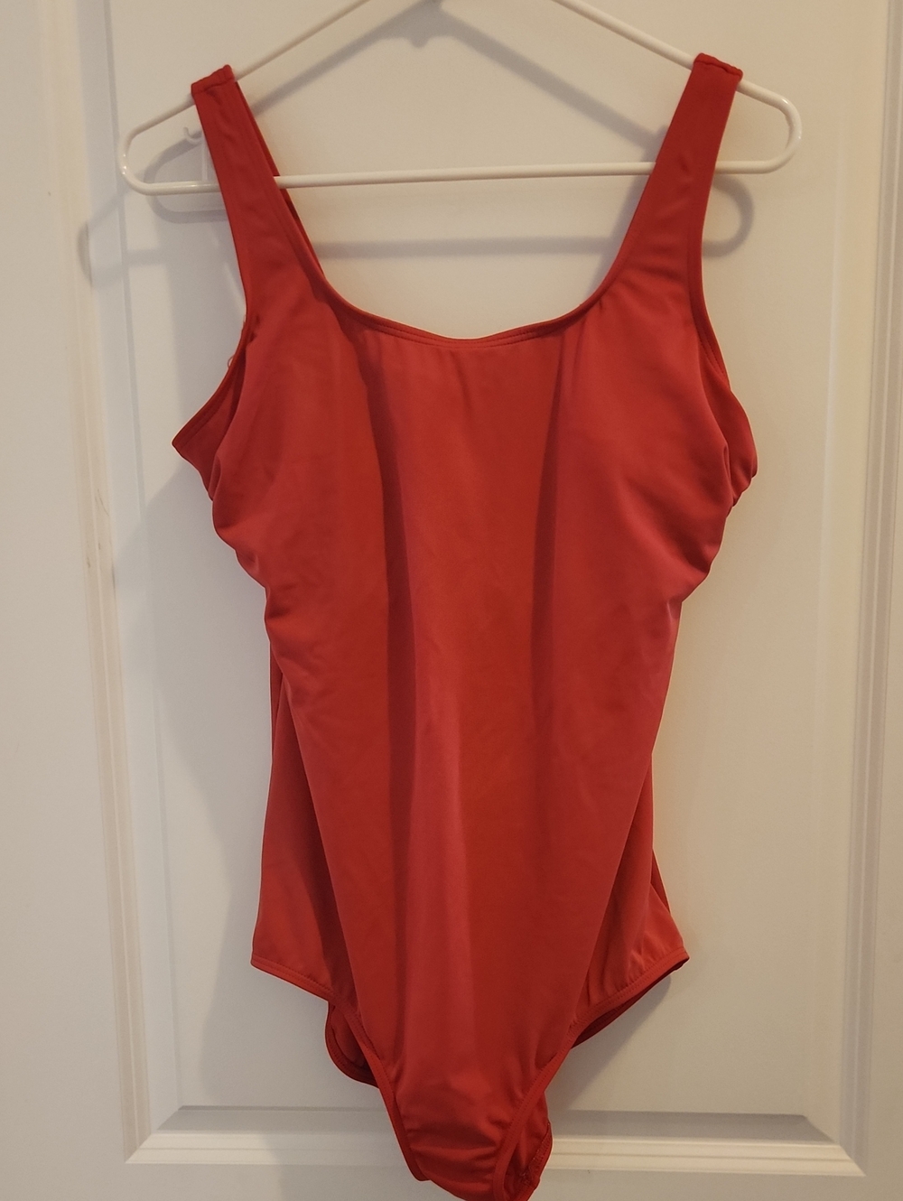 Land's End Red One-Piece Swimsuit 14DDD
